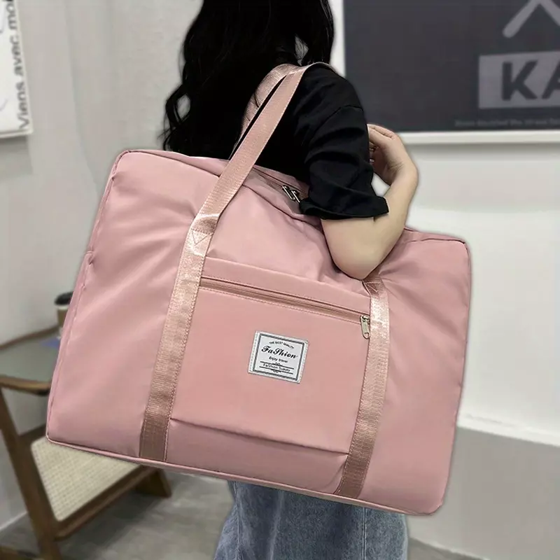 Large Capacity Storage Bag For Travel Gym Bag Portable Luggage Bag Lightweight Duffle Bag